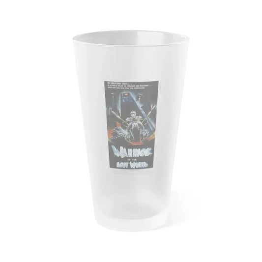 WARRIOR OF THE LOST WORLD 1983 Movie Poster - Frosted Pint Glass 16oz 16oz Frosted - Go Mug Yourself