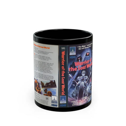 WARRIOR OF THE LOST WORLD (VHS COVER) - Black Coffee Mug-11oz-Go Mug Yourself