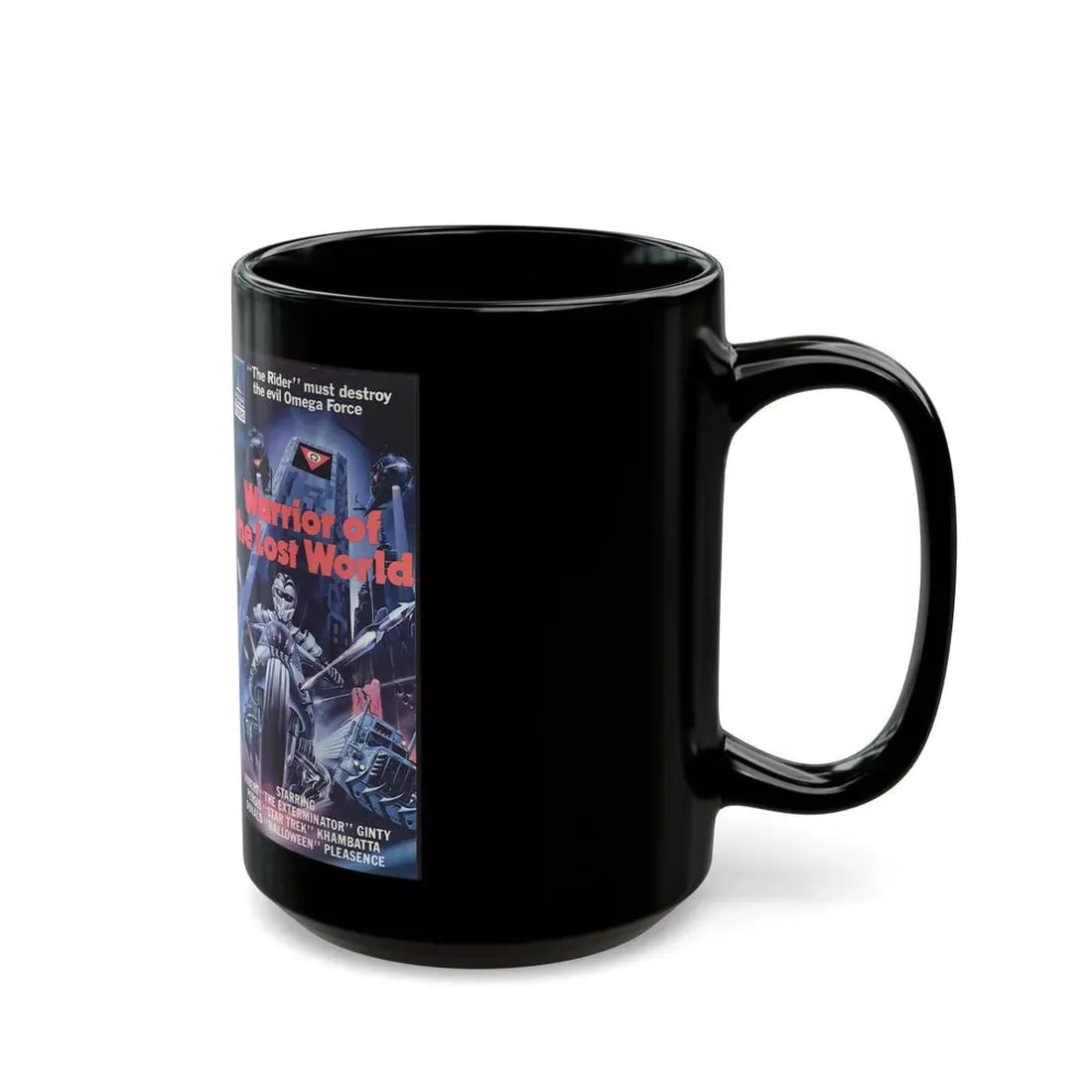 WARRIOR OF THE LOST WORLD (VHS COVER) - Black Coffee Mug - Go Mug Yourself