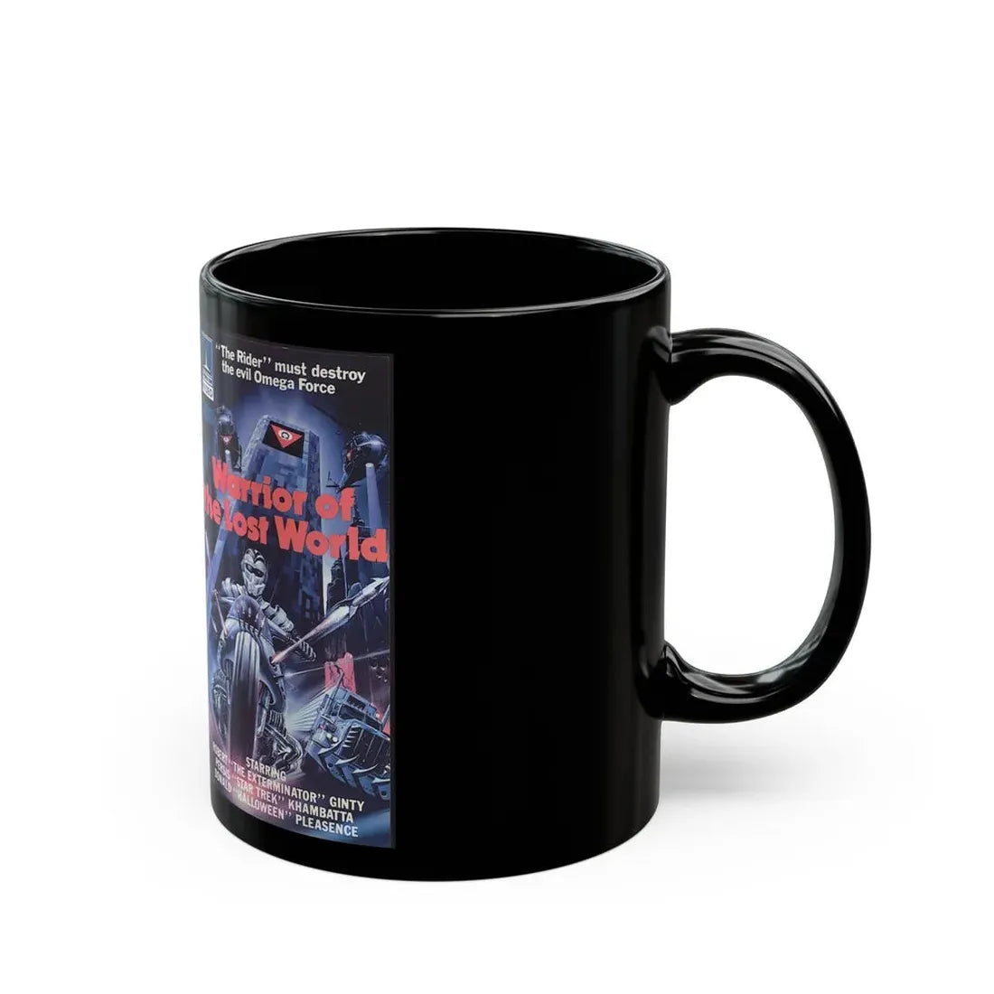 WARRIOR OF THE LOST WORLD (VHS COVER) - Black Coffee Mug - Go Mug Yourself