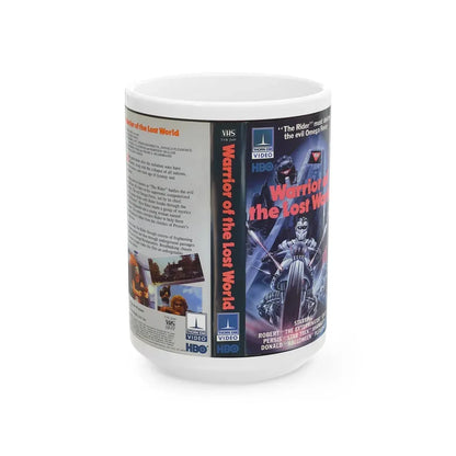WARRIOR OF THE LOST WORLD (VHS COVER) - White Coffee Mug 15oz - Go Mug Yourself