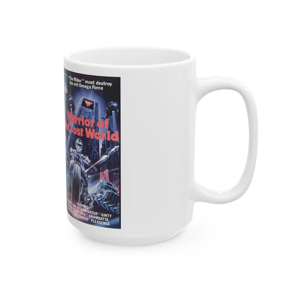 WARRIOR OF THE LOST WORLD (VHS COVER) - White Coffee Mug-Go Mug Yourself