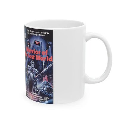 WARRIOR OF THE LOST WORLD (VHS COVER) - White Coffee Mug - Go Mug Yourself