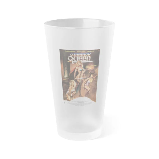 WARRIOR QUEEN (2) 1987 Movie Poster - Frosted Pint Glass 16oz-16oz-Frosted-Go Mug Yourself