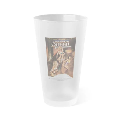 WARRIOR QUEEN (2) 1987 Movie Poster - Frosted Pint Glass 16oz 16oz Frosted - Go Mug Yourself