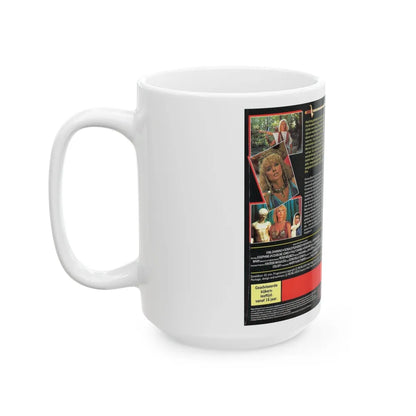 WARRIOR QUEEN (VHS COVER) - White Coffee Mug-Go Mug Yourself