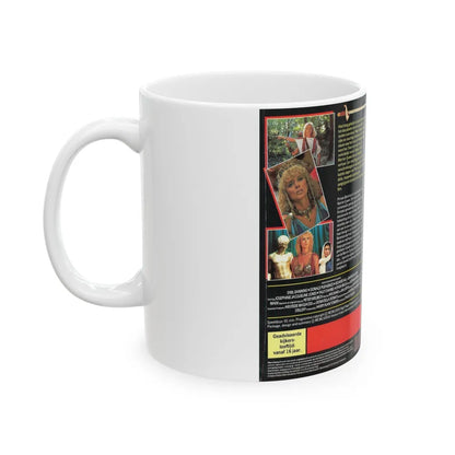 WARRIOR QUEEN (VHS COVER) - White Coffee Mug-Go Mug Yourself