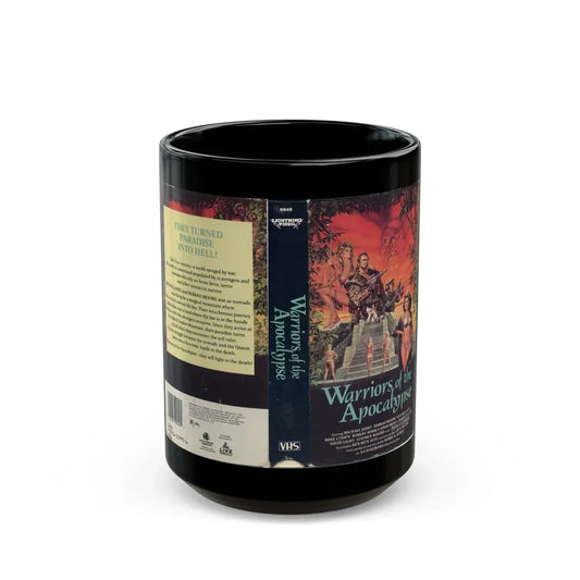 WARRIORS OF THE APOVALYPSE (VHS COVER) - Black Coffee Mug 15oz - Go Mug Yourself