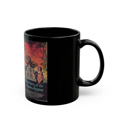 WARRIORS OF THE APOVALYPSE (VHS COVER) - Black Coffee Mug-Go Mug Yourself