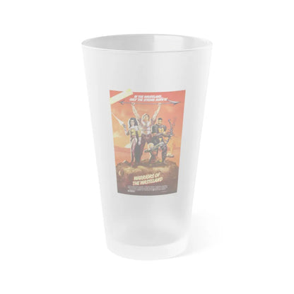 WARRIORS OF THE WASTELAND (THE NEW BARBARIANS) 1983 Movie Poster - Frosted Pint Glass 16oz-16oz-Frosted-Go Mug Yourself