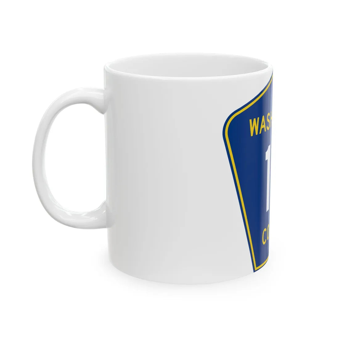 Washington County 18 MN (Minnesota) (Road Sign) White Coffee Mug - Go Mug Yourself