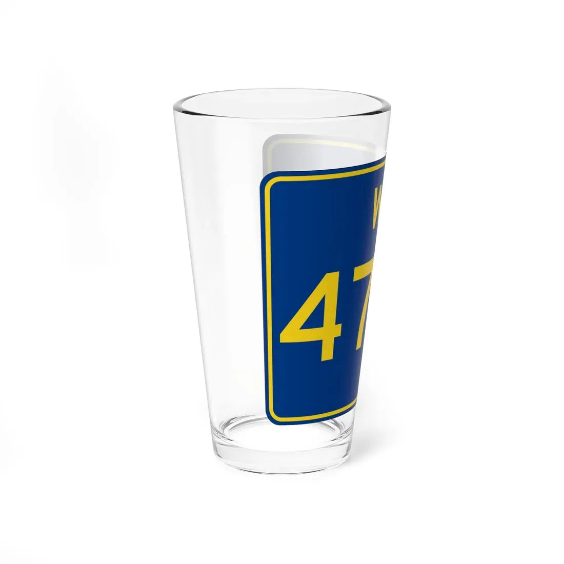 Washington County 4762 AR (Arkansas) (Road Sign) Pint Glass 16oz - Go Mug Yourself