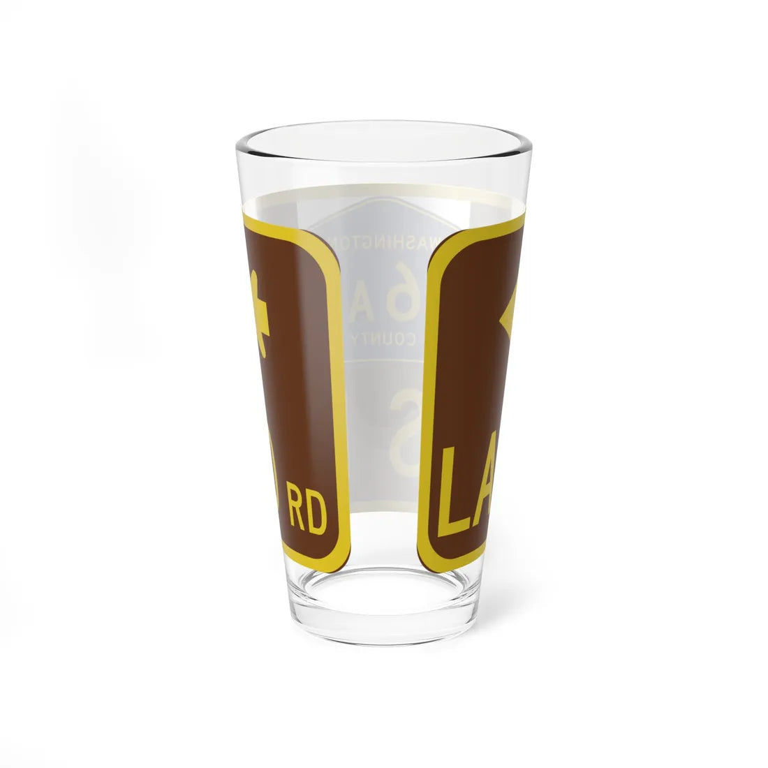 Washington County 6A NY blade sign (New York) (Road Sign) Pint Glss 16oz - Go Mug Yourself