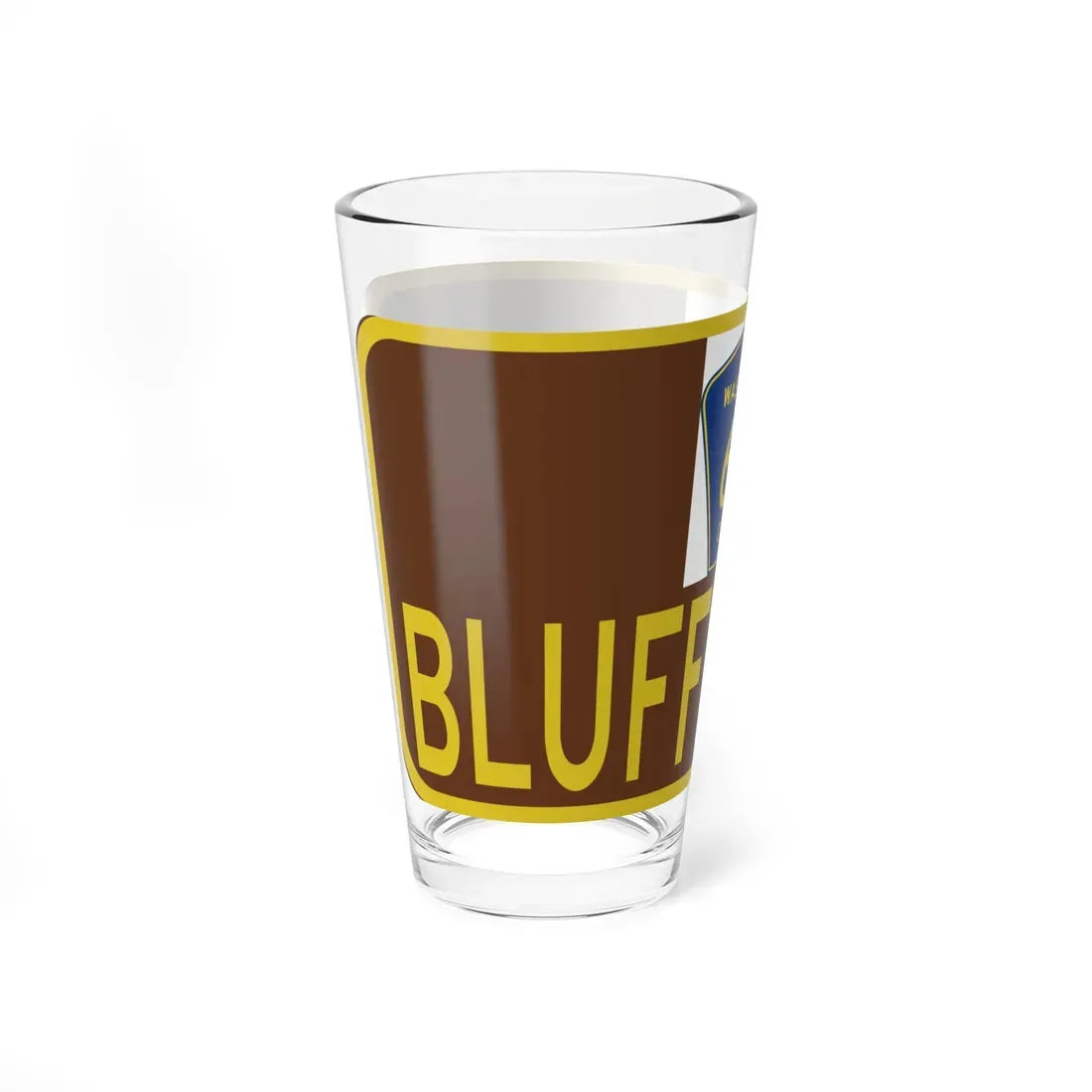 Washington County 6B NY blade sign (New York) (Road Sign) Pint Glass 16oz - Go Mug Yourself