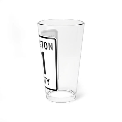 Washington County 71 MN (Minnesota) (Road Sign) Pint Glss 16oz - Go Mug Yourself