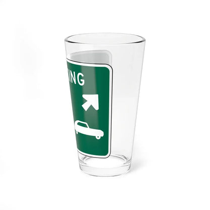 Washington D4-401 (Washington) (Road Sign) Pint Glass 16oz - Go Mug Yourself