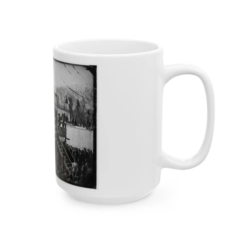 Washington, D.C. Adjusting The Rope For The Execution Of Wirz (U.S. Civil War) White Coffee Mug-Go Mug Yourself