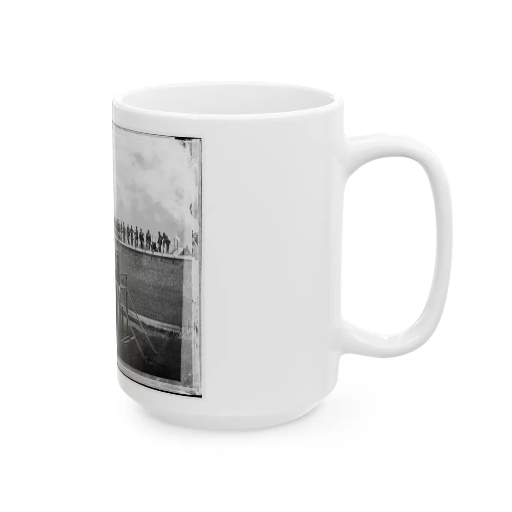 Washington, D.C. Adjusting The Ropes For Hanging The Conspirators (U.S. Civil War) White Coffee Mug-Go Mug Yourself