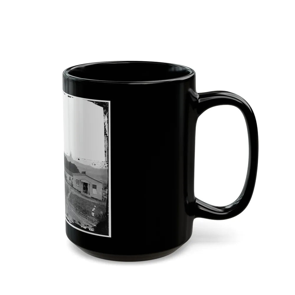 Washington, D.C. Band Before Officers' Quarters At Harewood Hospital (U.S. Civil War) Black Coffee Mug-Go Mug Yourself