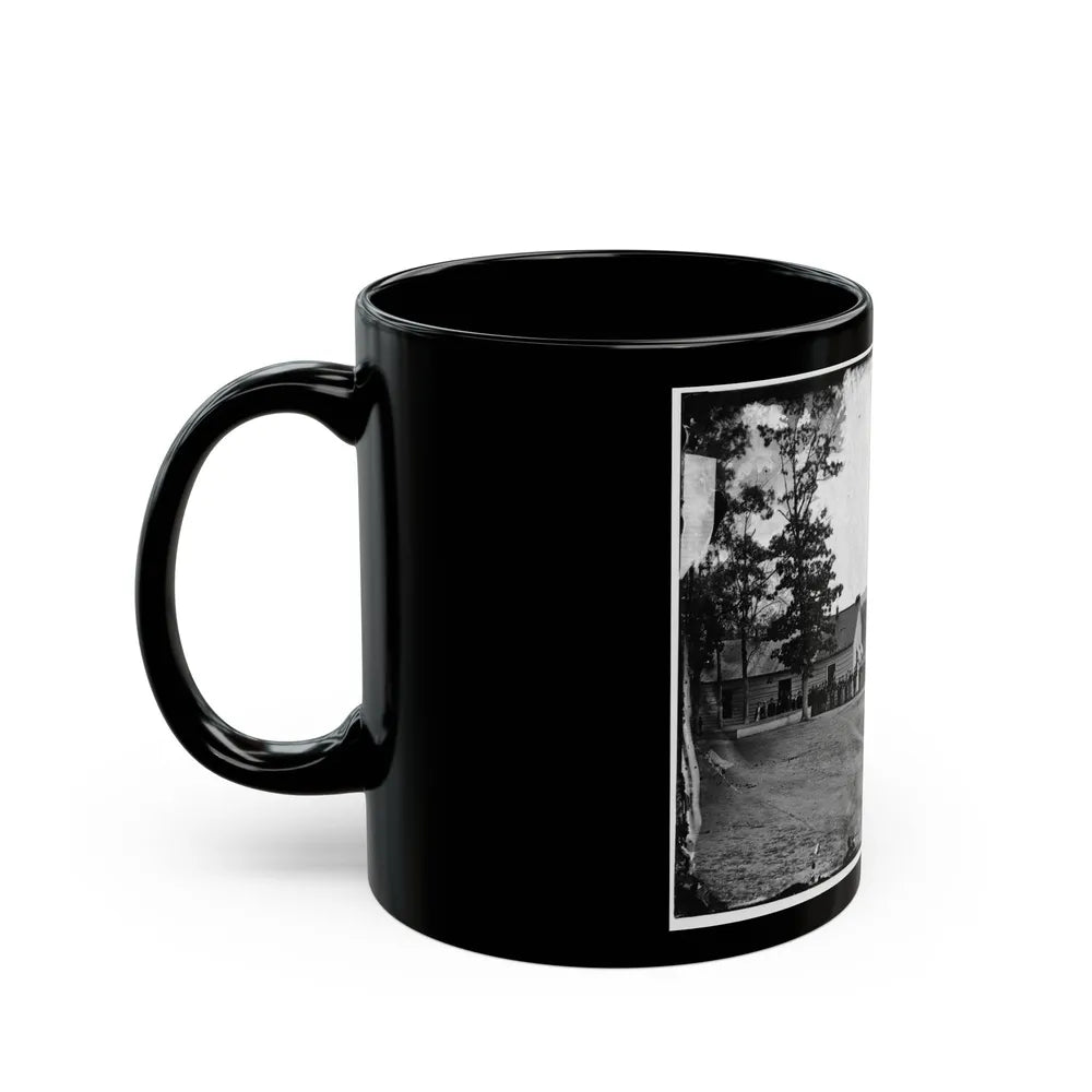 Washington, D.C. Band Before Officers' Quarters At Harewood Hospital (U.S. Civil War) Black Coffee Mug-Go Mug Yourself