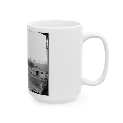 Washington, D.C. Band Before Officers' Quarters At Harewood Hospital (U.S. Civil War) White Coffee Mug-Go Mug Yourself