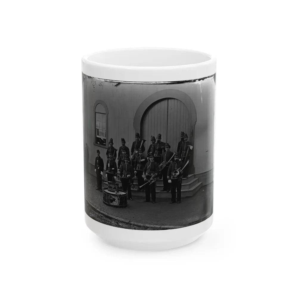 Washington, D.C. Band Of 10th Veteran Reserve Corps (U.S. Civil War) White Coffee Mug-15oz-Go Mug Yourself