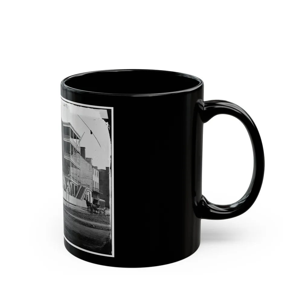 Washington, D.C. Buildings Of The Sanitary Commission Home Lodge For Invalid Soldiers, North Capitol Near C St. (U.S. Civil War) Black Coffee Mug-Go Mug Yourself