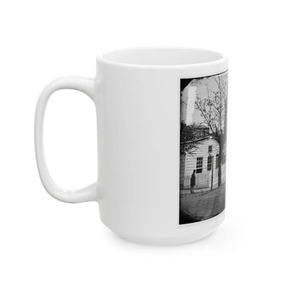Washington, D.C. Buildings Of The Sanitary Commission Home Lodge For Invalid Soldiers, North Capitol Near C St. (U.S. Civil War) White Coffee Mug-Go Mug Yourself