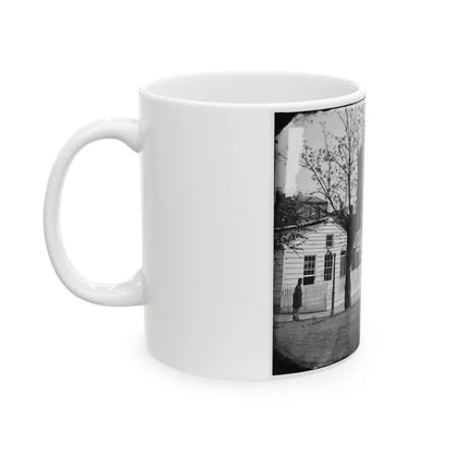 Washington, D.C. Buildings Of The Sanitary Commission Home Lodge For Invalid Soldiers, North Capitol Near C St. (U.S. Civil War) White Coffee Mug-Go Mug Yourself