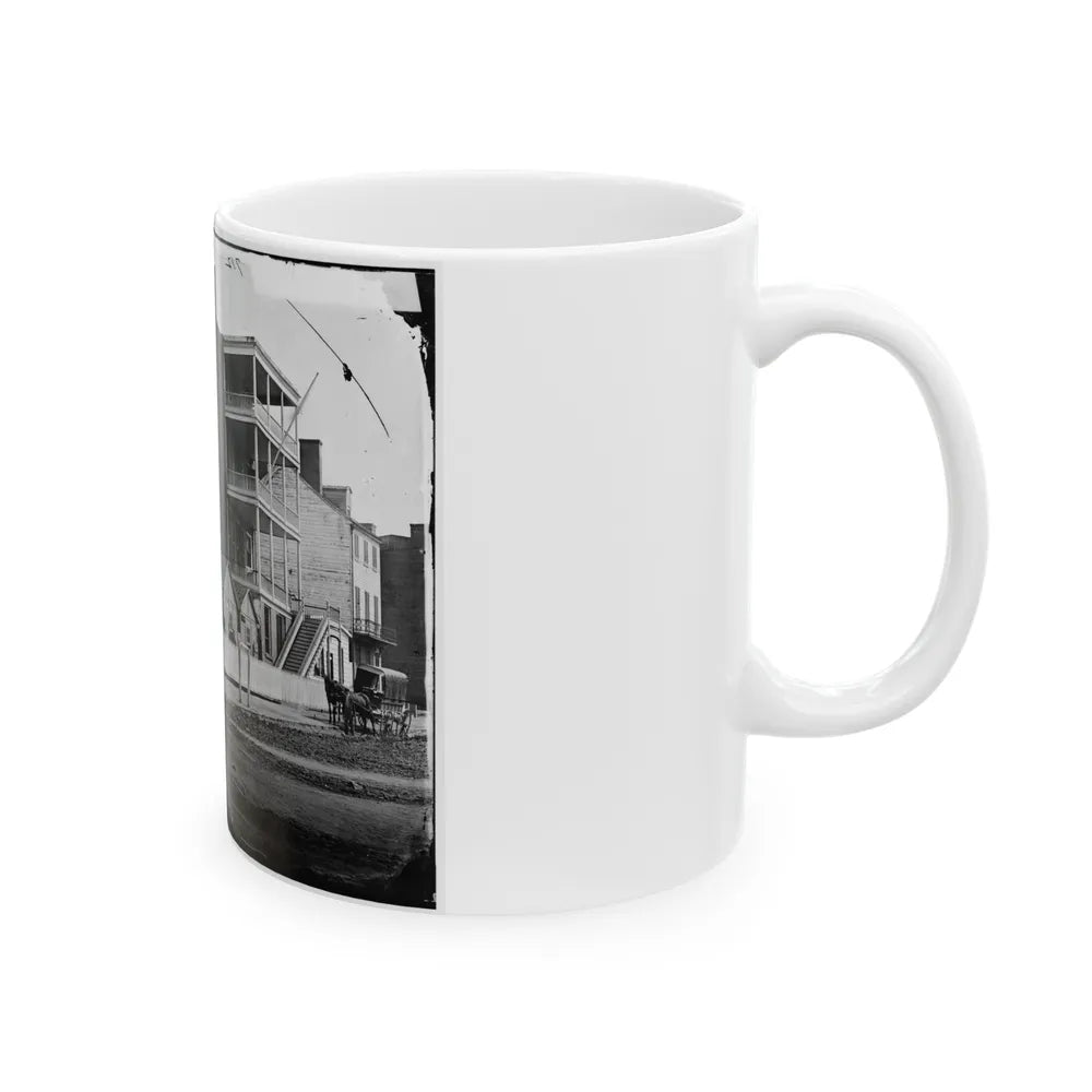Washington, D.C. Buildings Of The Sanitary Commission Home Lodge For Invalid Soldiers, North Capitol Near C St. (U.S. Civil War) White Coffee Mug-Go Mug Yourself