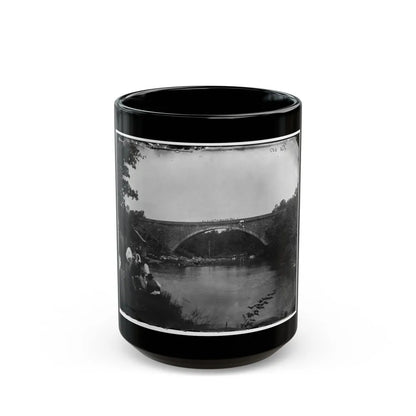 Washington, D.C. Cabin John Bridge In Nearby Maryland (U.S. Civil War) Black Coffee Mug-15oz-Go Mug Yourself