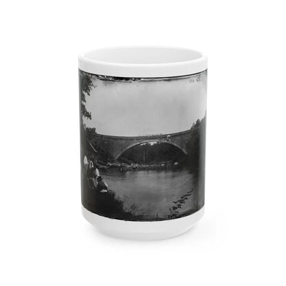 Washington, D.C. Cabin John Bridge In Nearby Maryland (U.S. Civil War) White Coffee Mug-15oz-Go Mug Yourself