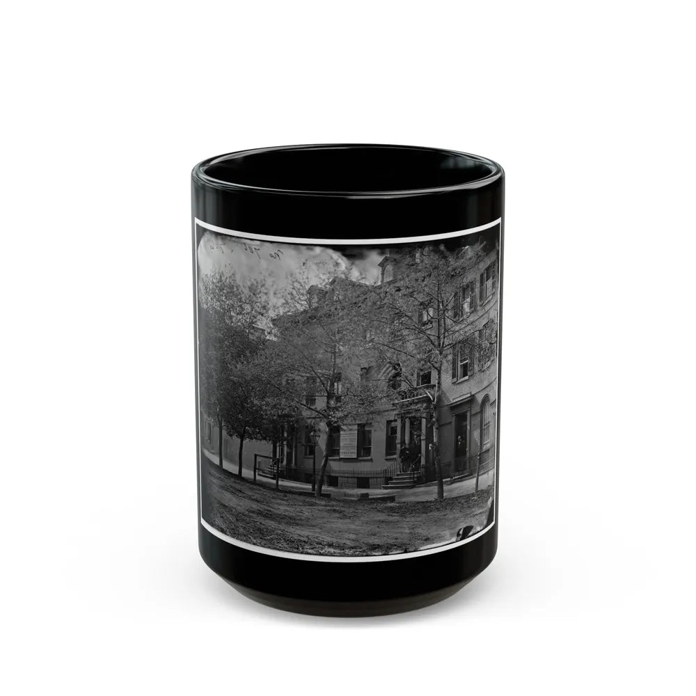 Washington, D.C. Central Office Of The Sanitary Commission, 1333 F Street, N.W. (U.S. Civil War) Black Coffee Mug-15oz-Go Mug Yourself