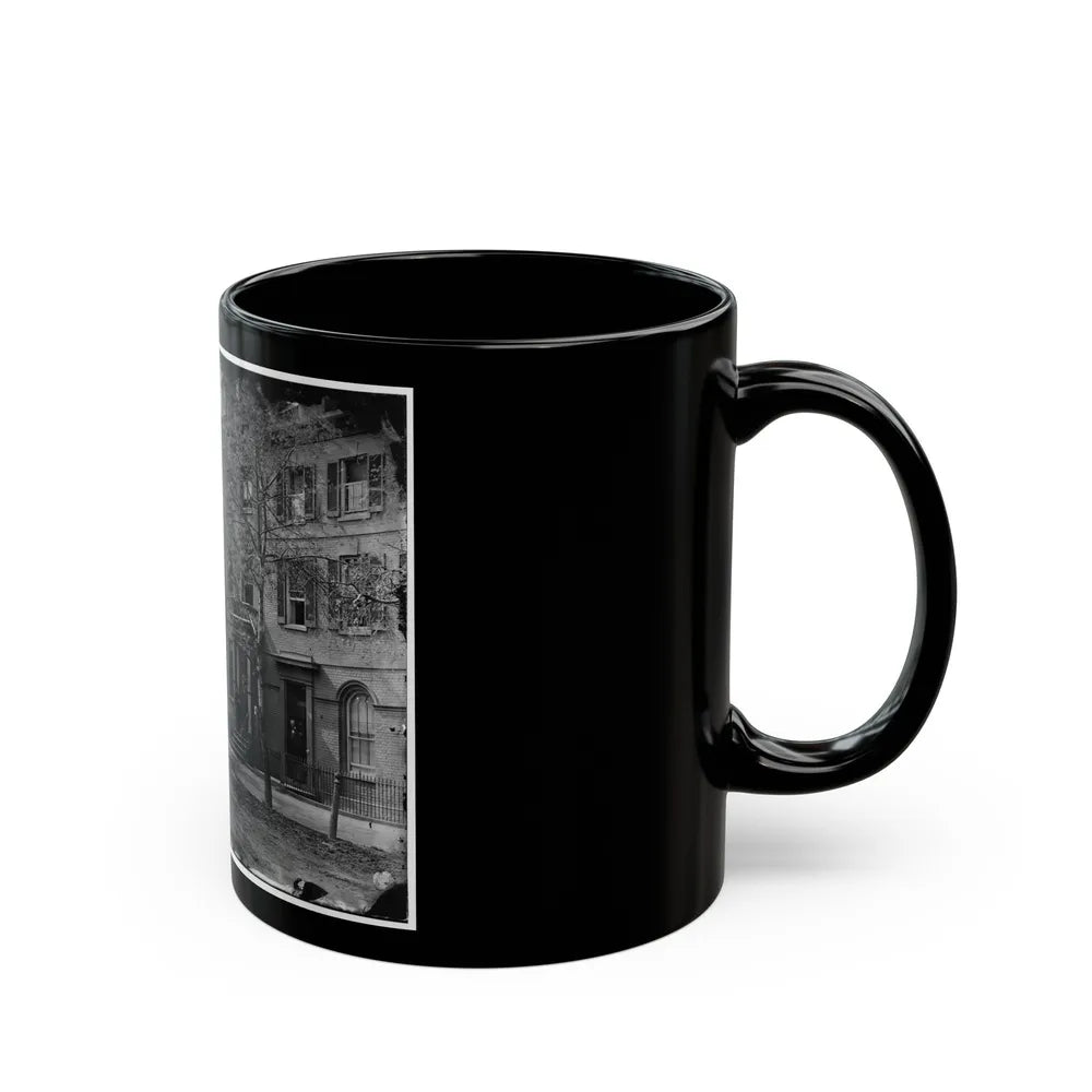 Washington, D.C. Central Office Of The Sanitary Commission, 1333 F Street, N.W. (U.S. Civil War) Black Coffee Mug-Go Mug Yourself