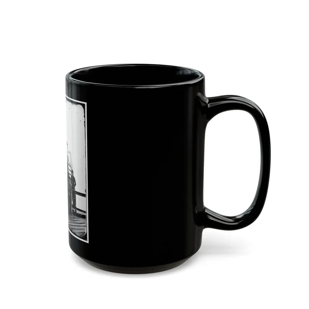 Washington, D.C. Central Signal Station, Winder Building, 17th And E Streets Nw, And Signal Corps Men (U.S. Civil War) Black Coffee Mug-Go Mug Yourself