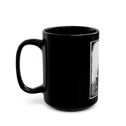 Washington, D.C. Central Signal Station, Winder Building, 17th And E Streets Nw, And Signal Corps Men (U.S. Civil War) Black Coffee Mug-Go Mug Yourself