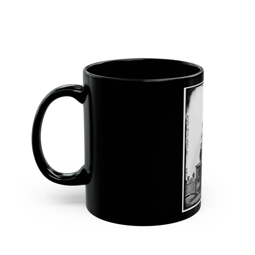 Washington, D.C. Central Signal Station, Winder Building, 17th And E Streets Nw, And Signal Corps Men (U.S. Civil War) Black Coffee Mug-Go Mug Yourself
