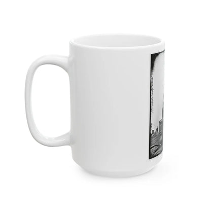Washington, D.C. Central Signal Station, Winder Building, 17th And E Streets Nw, And Signal Corps Men (U.S. Civil War) White Coffee Mug-Go Mug Yourself