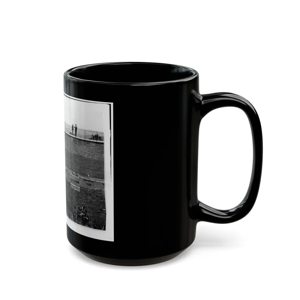 Washington, D.C. Coffins And Open Graves Ready For The Conspirators' Bodies At Right Of Scaffold (U.S. Civil War) Black Coffee Mug-Go Mug Yourself