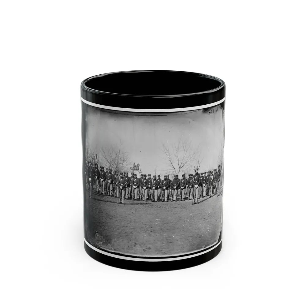 Washington, D.C. Company I, 9th Veteran Reserve Corps, At Washington Circle (U.S. Civil War) Black Coffee Mug-11oz-Go Mug Yourself