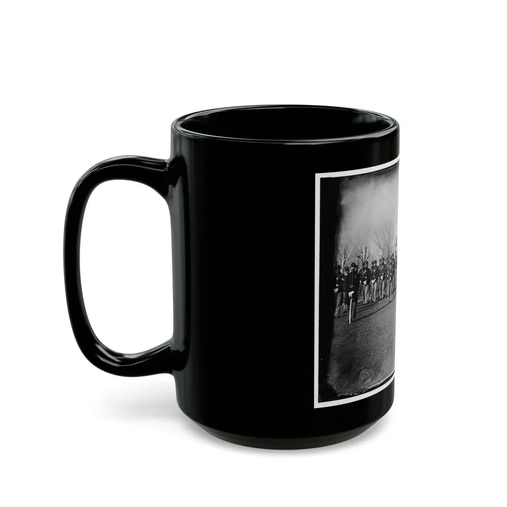 Washington, D.C. Company I, 9th Veteran Reserve Corps, At Washington Circle (U.S. Civil War) Black Coffee Mug-Go Mug Yourself