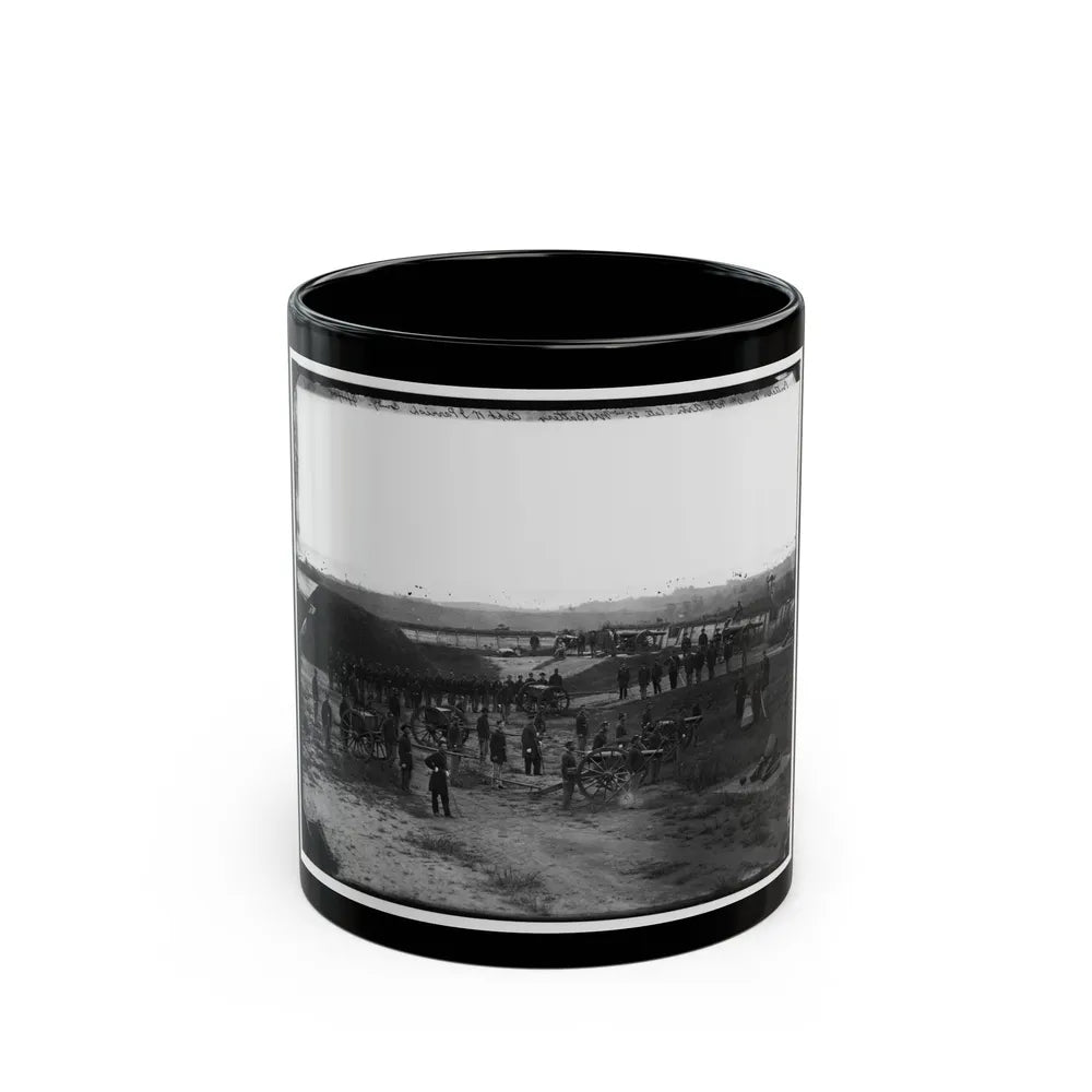 Washington, D.C. Company M, 9th New York Heavy Artillery, In A Fort (U.S. Civil War) Black Coffee Mug-11oz-Go Mug Yourself