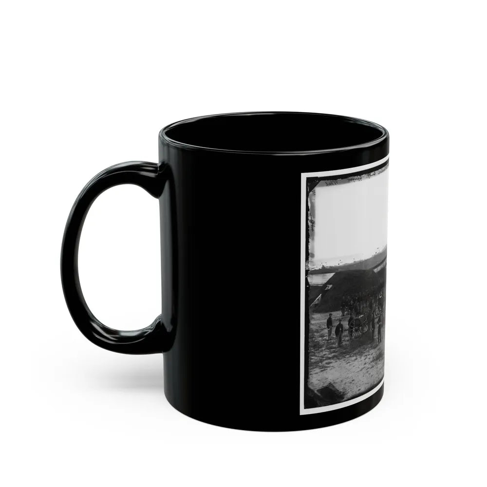 Washington, D.C. Company M, 9th New York Heavy Artillery, In A Fort (U.S. Civil War) Black Coffee Mug-Go Mug Yourself