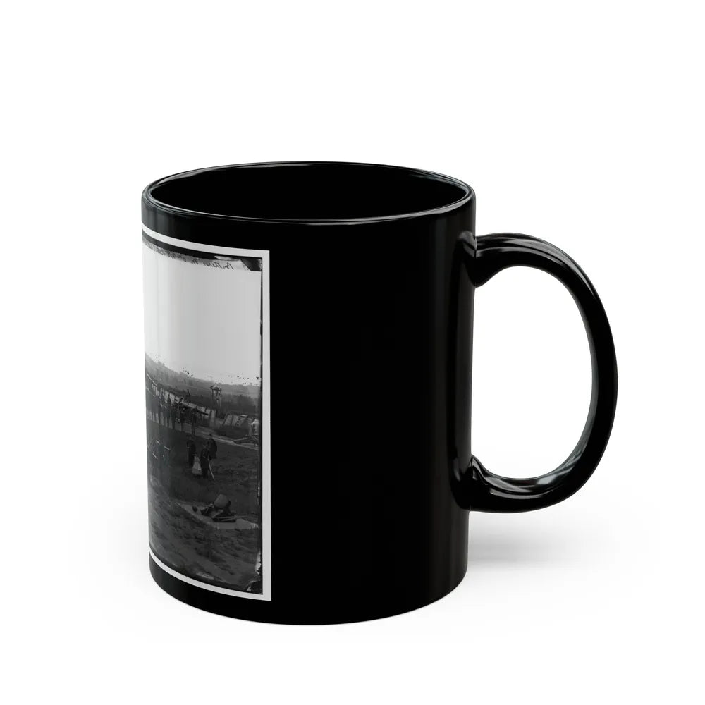 Washington, D.C. Company M, 9th New York Heavy Artillery, In A Fort (U.S. Civil War) Black Coffee Mug-Go Mug Yourself