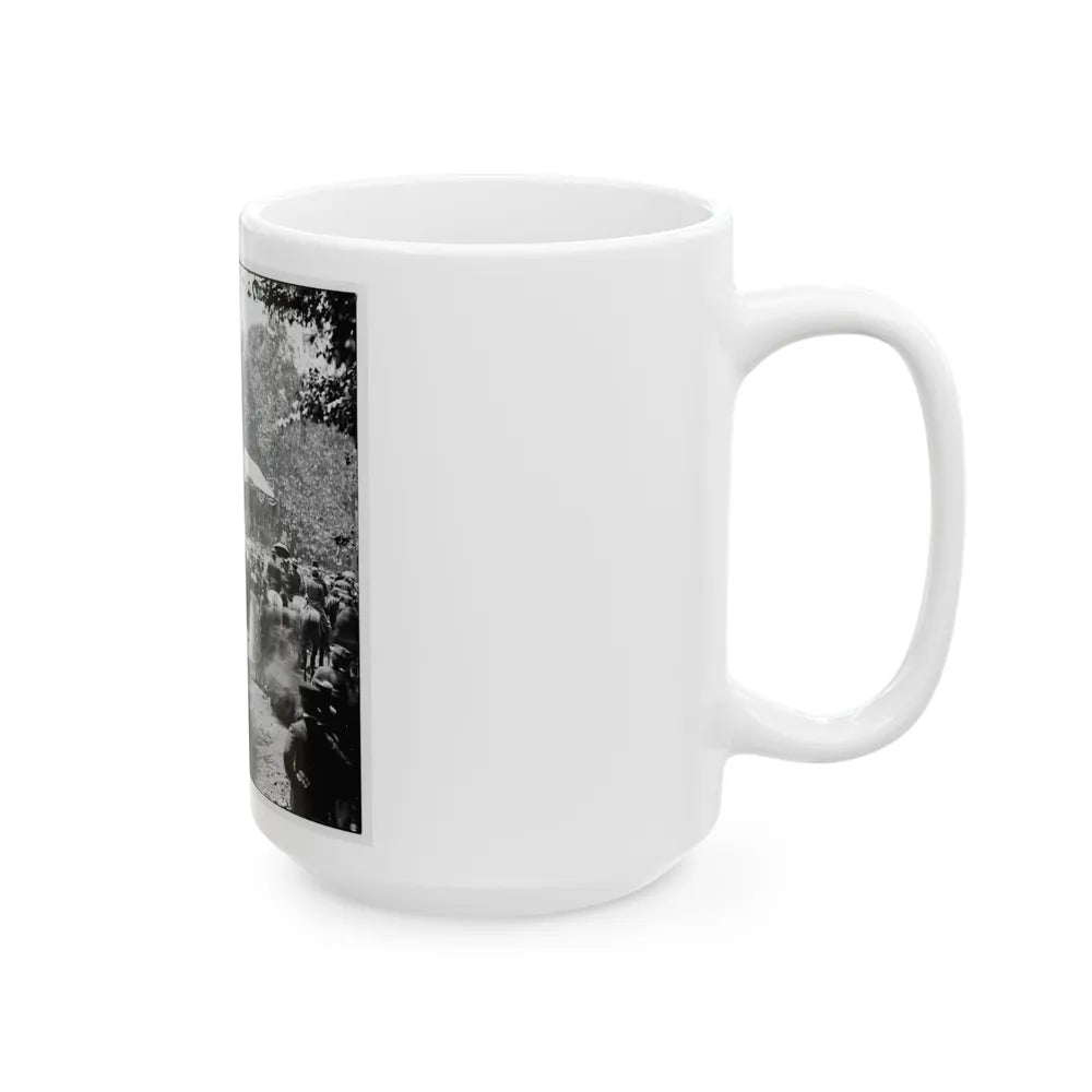 Washington, D.C. Crowd In Front Of Presidential Reviewing Stand (U.S. Civil War) White Coffee Mug-Go Mug Yourself