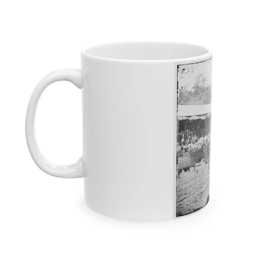 Washington, D.C. Crowd In Front Of Presidential Reviewing Stand (U.S. Civil War) White Coffee Mug-Go Mug Yourself