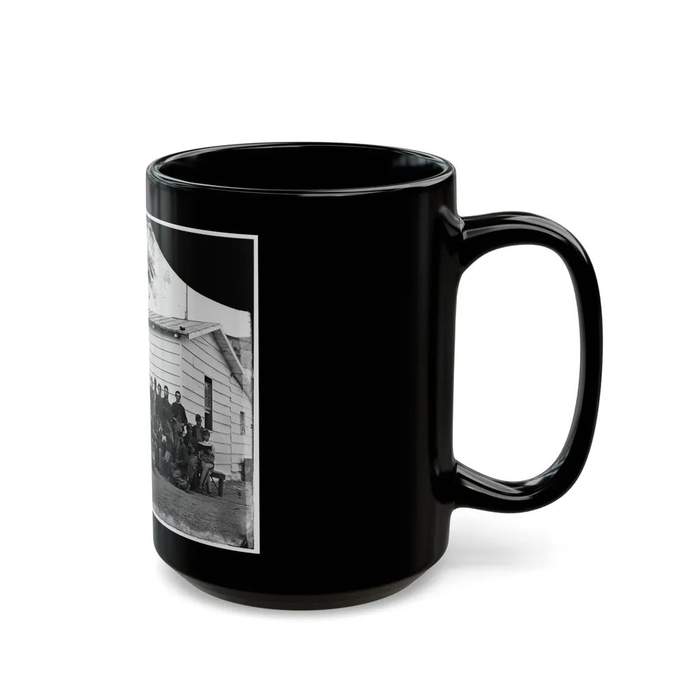 Washington, D.C. Drum Corps Of 10th Veteran Reserve Corps At Leisure (U.S. Civil War) Black Coffee Mug-Go Mug Yourself