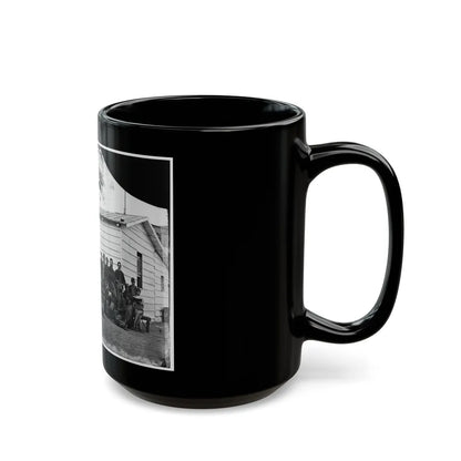 Washington, D.C. Drum Corps Of 10th Veteran Reserve Corps At Leisure (U.S. Civil War) Black Coffee Mug-Go Mug Yourself