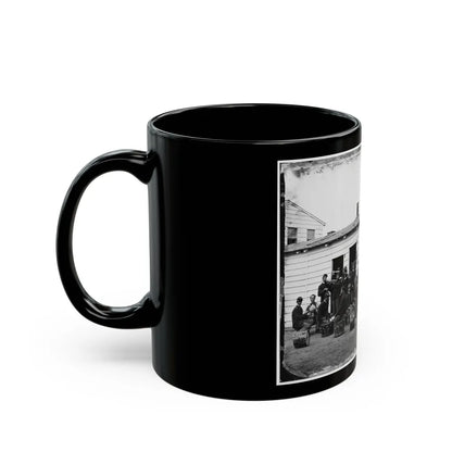 Washington, D.C. Drum Corps Of 10th Veteran Reserve Corps At Leisure (U.S. Civil War) Black Coffee Mug-Go Mug Yourself