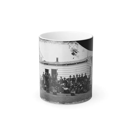 Washington, D.C. Drum Corps of 10Th Veteran Reserve Corps at Leisure (U.S. Civil War) Color Changing Coffee Mug 11oz-11oz-Go Mug Yourself